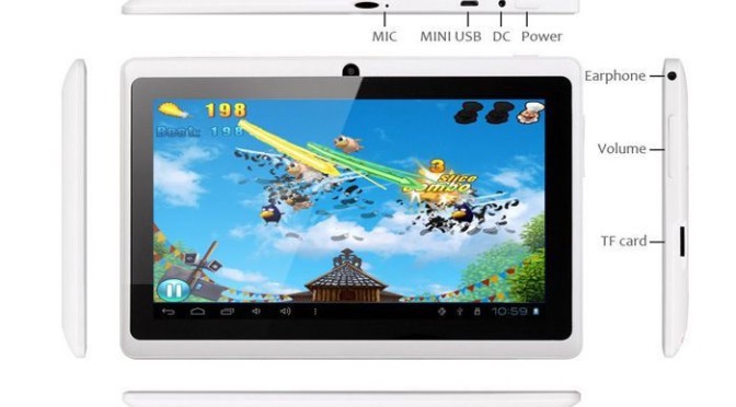 7" Android (Solotab) Switches and Plugs